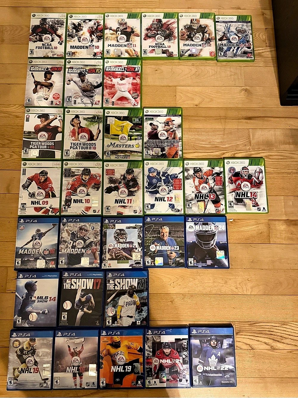 Massive PS4 & Xbox 360 Sports Collection (32 games)